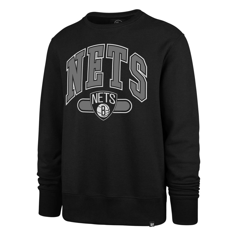 BROOKLYN NETS PILLAR '47 HEADLINE CREW JET BLACK