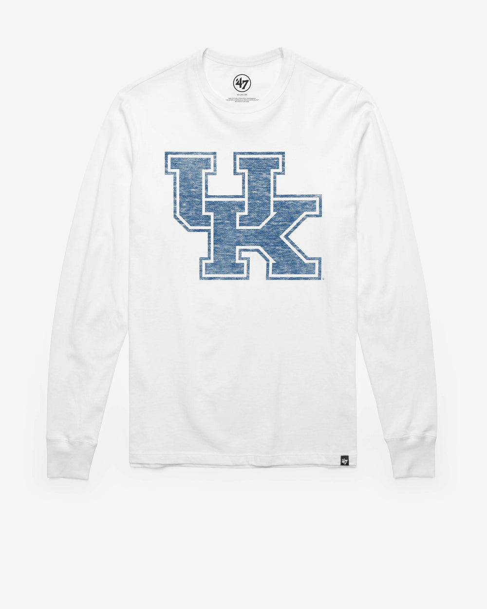 KENTUCKY WILDCATS PREMIER '47 FRANKLIN LONG SLEEVE TEE WHITE WASH