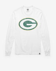 GREEN BAY PACKERS PREMIER '47 FRANKLIN LONG SLEEVE TEE WHITE WASH