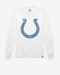 INDIANAPOLIS COLTS PREMIER '47 FRANKLIN LONG SLEEVE TEE WHITE WASH