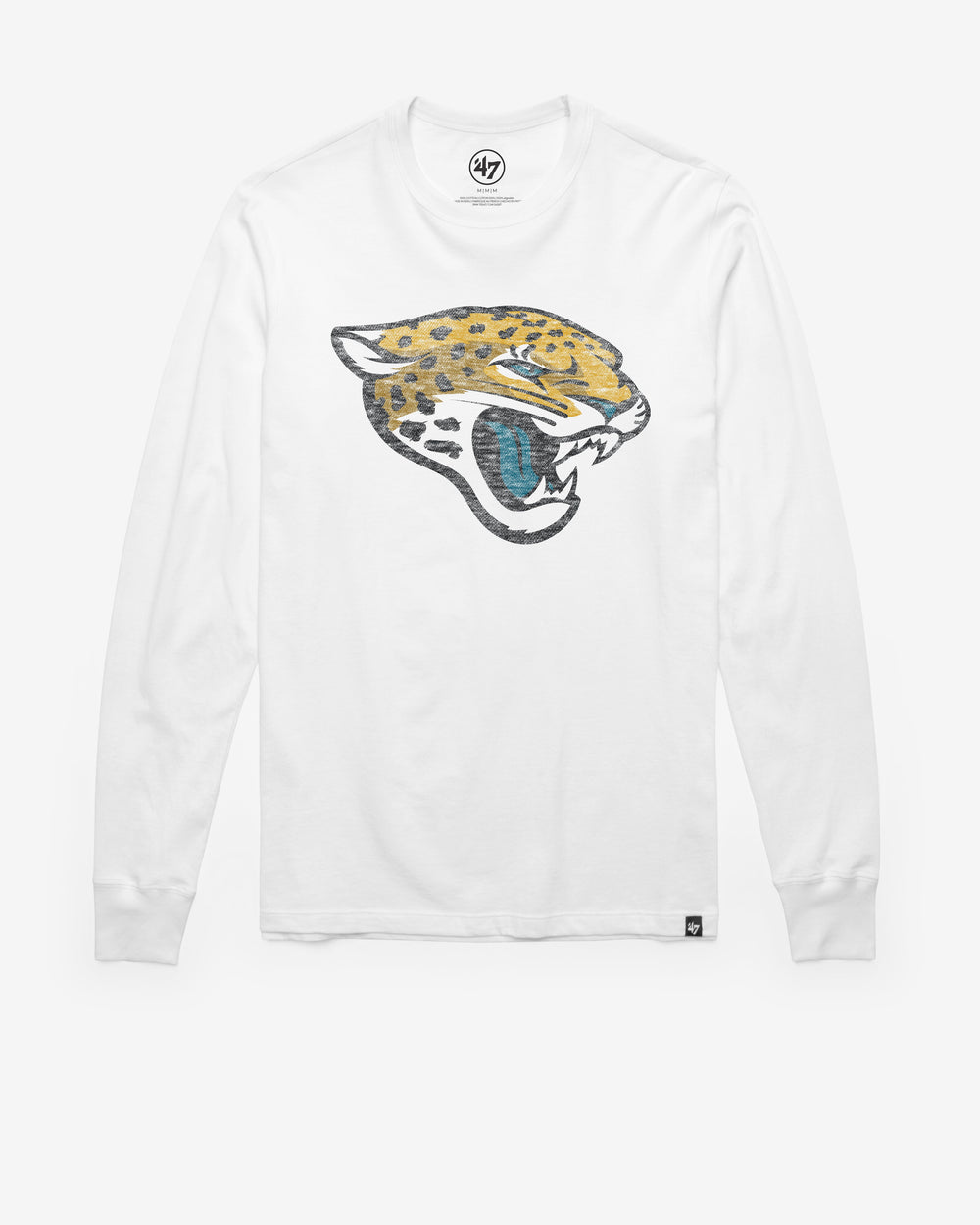 JACKSONVILLE JAGUARS PREMIER '47 FRANKLIN LONG SLEEVE TEE WHITE WASH