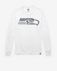 SEATTLE SEAHAWKS PREMIER '47 FRANKLIN LONG SLEEVE TEE WHITE WASH
