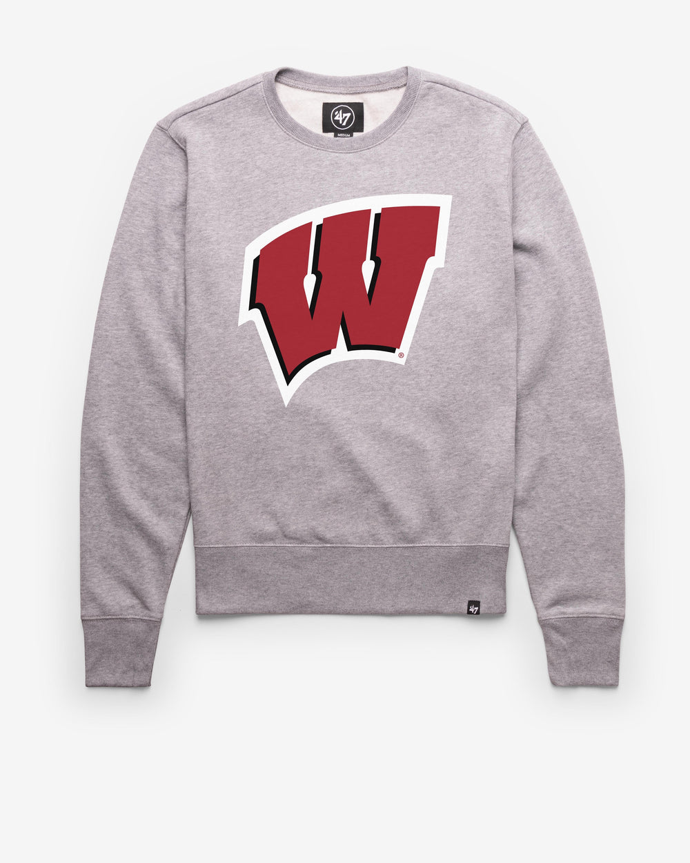 WISCONSIN BADGERS IMPRINT '47 HEADLINE CREW SLATE GREY