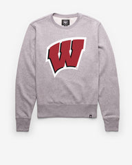 WISCONSIN BADGERS IMPRINT '47 HEADLINE CREW SLATE GREY