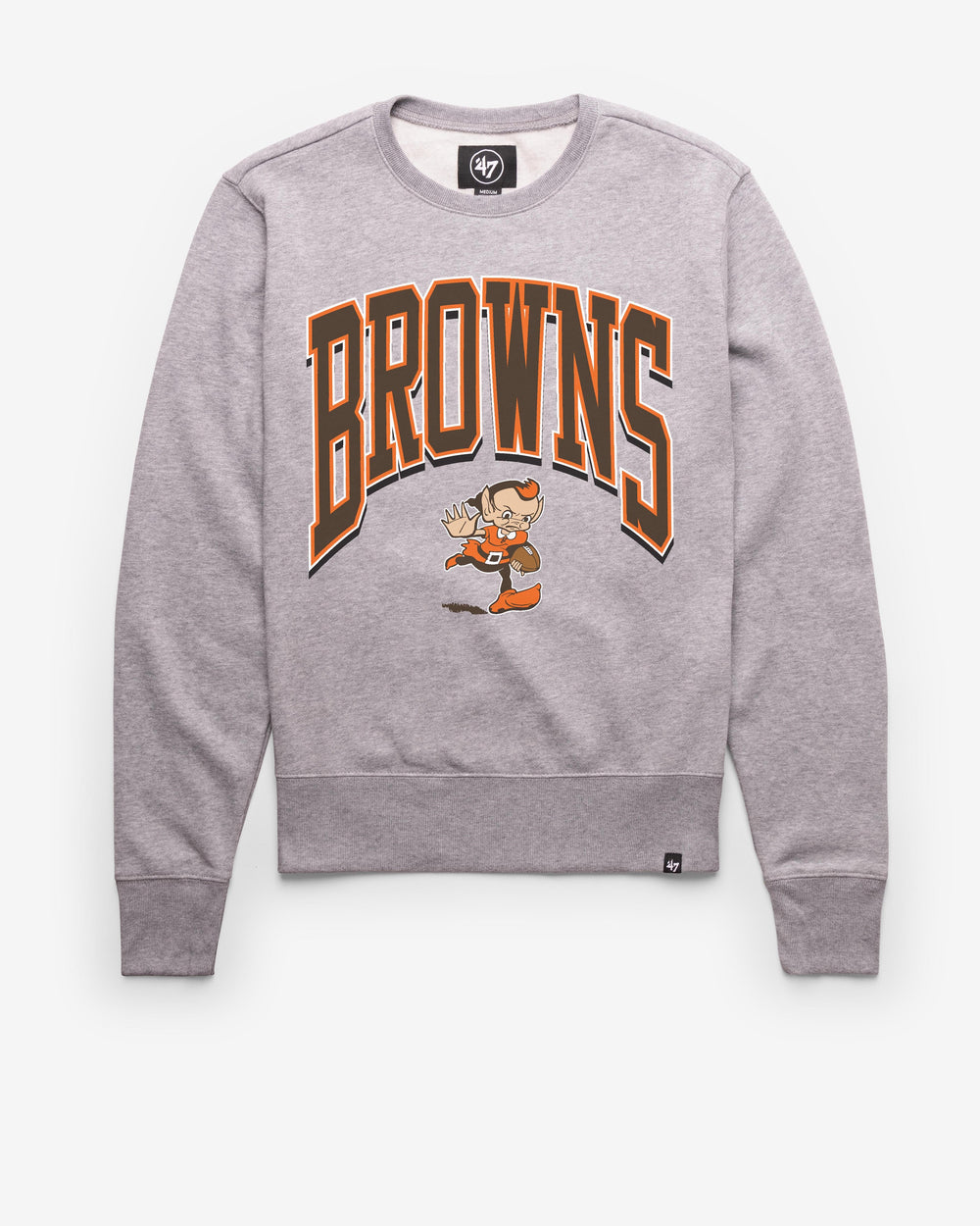 CLEVELAND BROWNS HISTORIC WALK TALL '47 HEADLINE CREW SLATE GREY