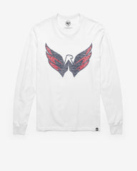 WASHINGTON CAPITALS PREMIER '47 FRANKLIN LONG SLEEVE TEE WHITE WASH