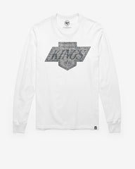 LOS ANGELES KINGS VINTAGE PREMIER '47 FRANKLIN LONG SLEEVE TEE WHITE WASH