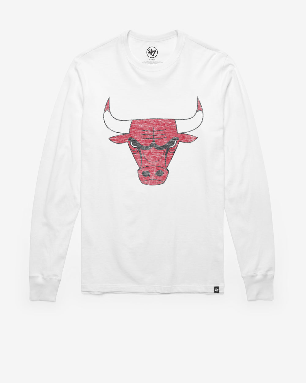 CHICAGO BULLS PREMIER '47 FRANKLIN LONG SLEEVE TEE WHITE WASH