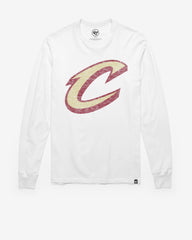 CLEVELAND CAVALIERS PREMIER '47 FRANKLIN LONG SLEEVE TEE WHITE WASH