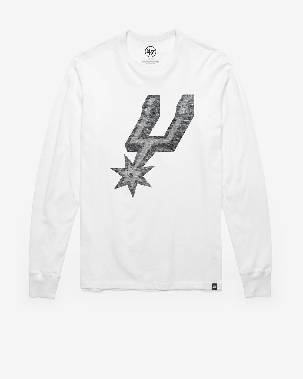 SAN ANTONIO SPURS PREMIER '47 FRANKLIN LONG SLEEVE TEE WHITE WASH
