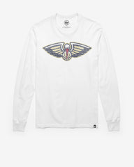 NEW ORLEANS PELICANS PREMIER '47 FRANKLIN LONG SLEEVE TEE WHITE WASH