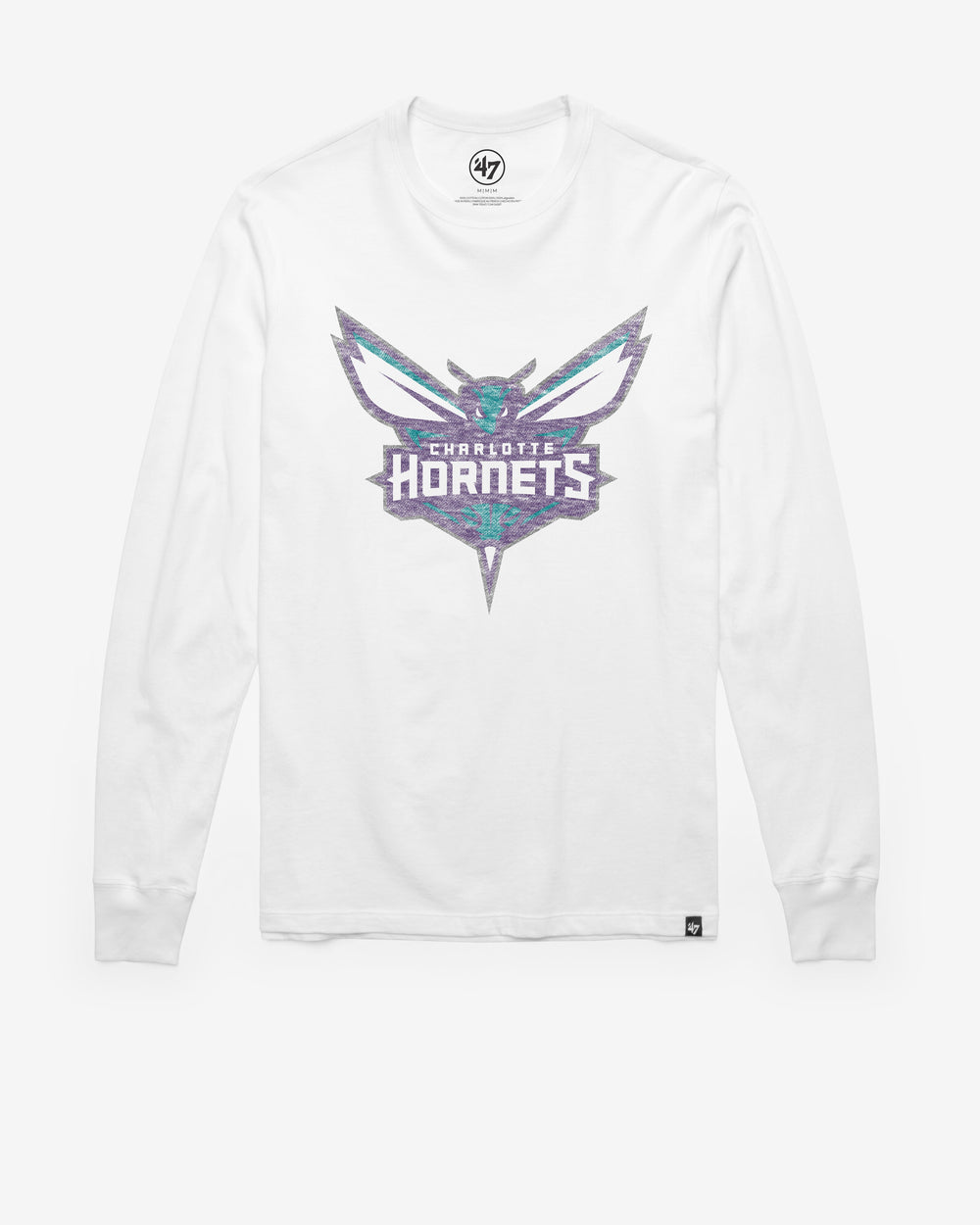 CHARLOTTE HORNETS PREMIER '47 FRANKLIN LONG SLEEVE TEE WHITE WASH