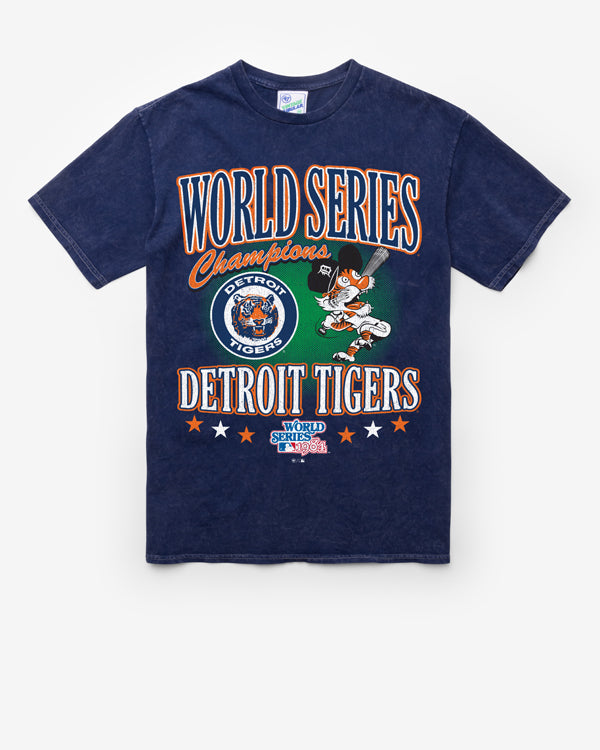 DETROIT TIGERS COOPERSTOWN WORLD SERIES LOCKER VINTAGE '47 TUBULAR TEE DT NAVY