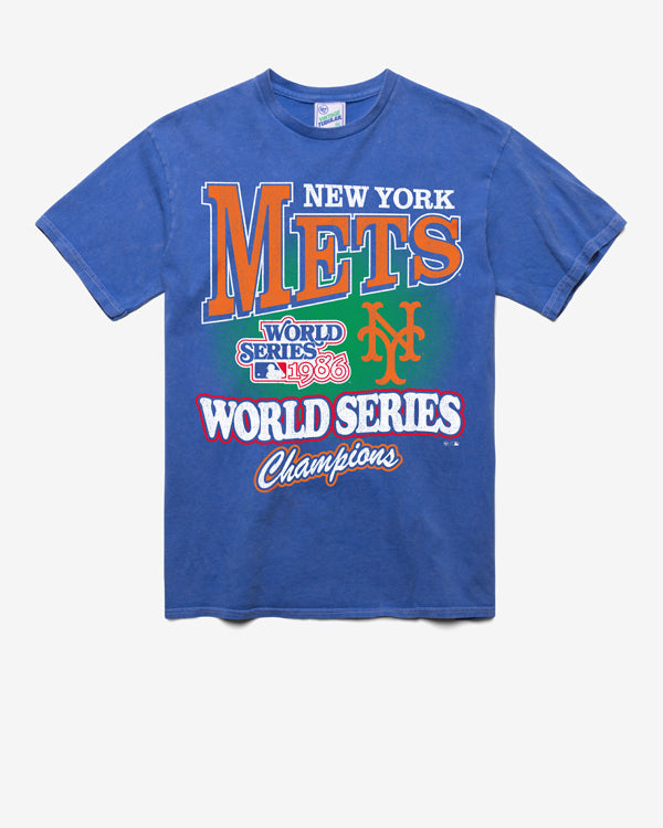 NEW YORK METS COOPERSTOWN WORLD SERIES LOCKER VINTAGE '47 TUBULAR TEE DT CALI BLUE