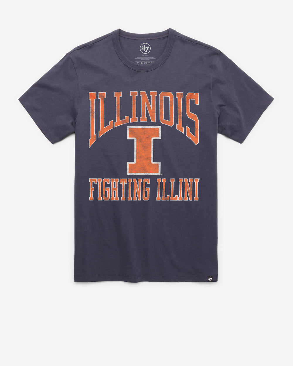 ILLINOIS FIGHTING ILLINI BIG UPS '47 FRANKLIN TEE ATLAS BLUE