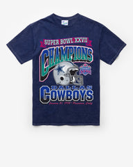 DALLAS COWBOYS SUPER BOWL GRIDIRON LOCKER '47 VINTAGE TUBULAR TEE DT NAVY