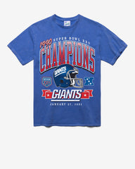 NEW YORK GIANTS SB GRIDIRON LOCKER '47 VINTAGE TUBULAR TEE DT CALI BLUE