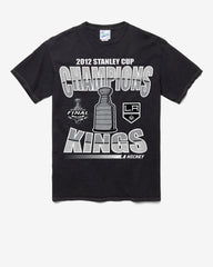 LOS ANGELES KINGS VINTAGE STAN LOCKER VINTAGE '47 TUBULAR TEE DT BLACK