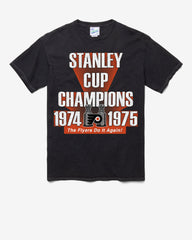 PHILADELPHIA FLYERS VINTAGE STANLEY LOCKER VINTAGE '47 TUBULAR TEE DT BLACK