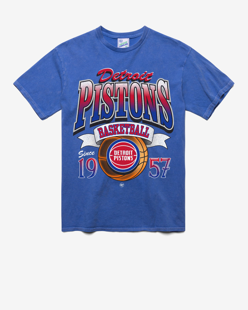DETROIT PISTONS LOCKER '47 TUBULAR TEE DT CALI BLUE