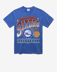 PHILADELPHIA 76ERS LOCKER '47 TUBULAR TEE DT CALI BLUE
