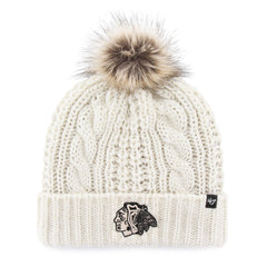 CHICAGO BLACKHAWKS MEEKO '47 CUFF KNIT WOMENS WHITE
