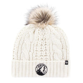 MINNESOTA TIMBERWOLVES MEEKO '47 CUFF KNIT WOMENS WHITE