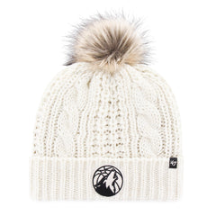 MINNESOTA TIMBERWOLVES MEEKO '47 CUFF KNIT WOMENS WHITE