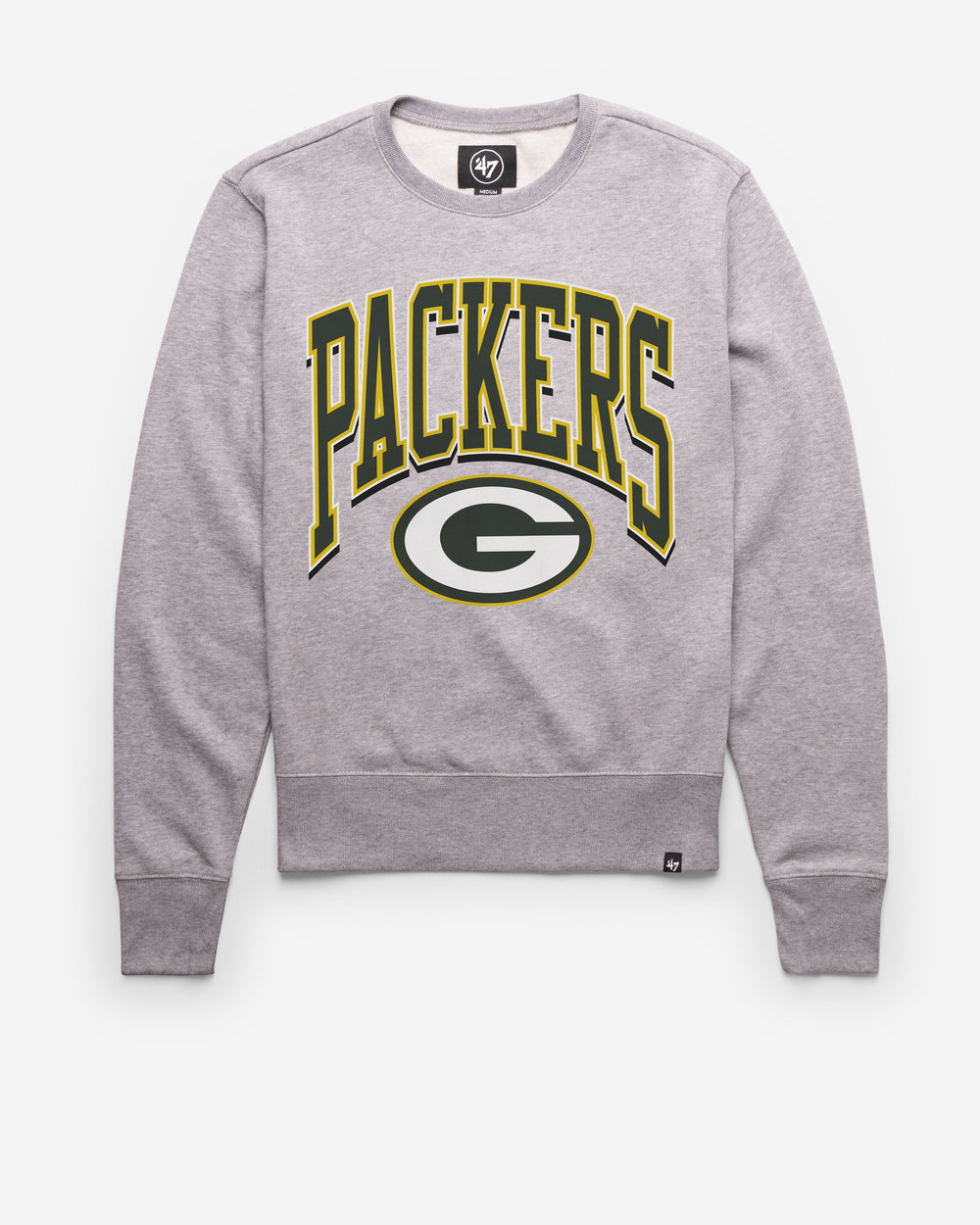 GREEN BAY PACKERS WALK TALL '47 HEADLINE CREW SLATE GREY