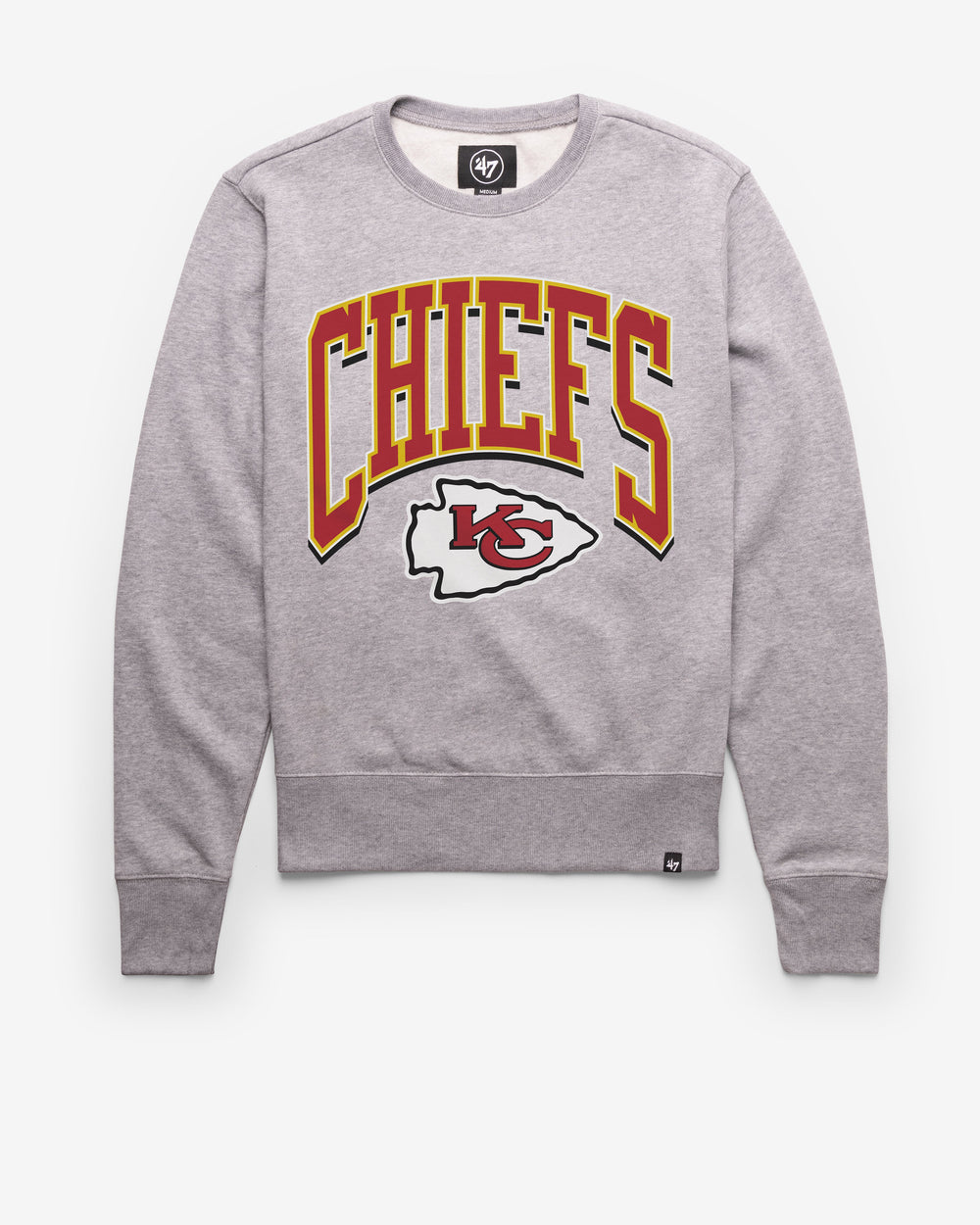 KANSAS CITY CHIEFS WALK TALL '47 HEADLINE CREW SLATE GREY