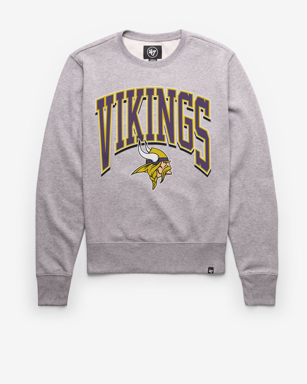 MINNESOTA VIKINGS WALK TALL '47 HEADLINE CREW SLATE GREY