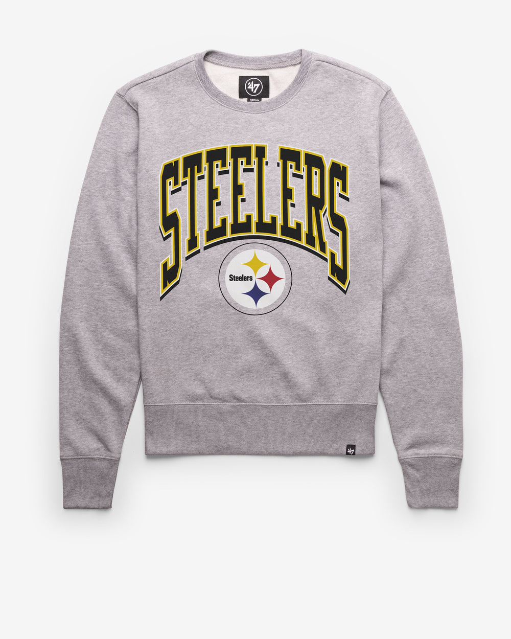 PITTSBURGH STEELERS WALK TALL '47 HEADLINE CREW SLATE GREY