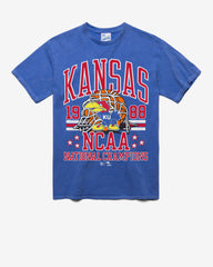KANSAS JAYHAWKS H-CHAMPS LOCKER '47 VINTAGE TUBULAR TEE DT CALI BLUE