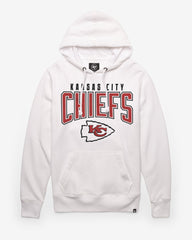 KANSAS CITY CHIEFS TEAM ELEMENTS ARCH '47 HEADLINE HOOD WHITE WASH