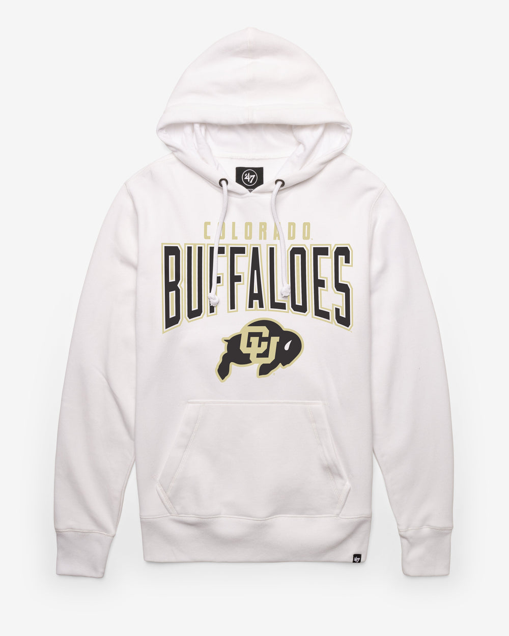 COLORADO BUFFALOES TEAM ELEMENTS ARCH '47 HEADLINE HOOD WHITE WASH