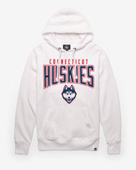 CONNECTICUT HUSKIES UCONN TEAM ELEMENTS ARCH '47 HEADLINE HOOD WHITE WASH