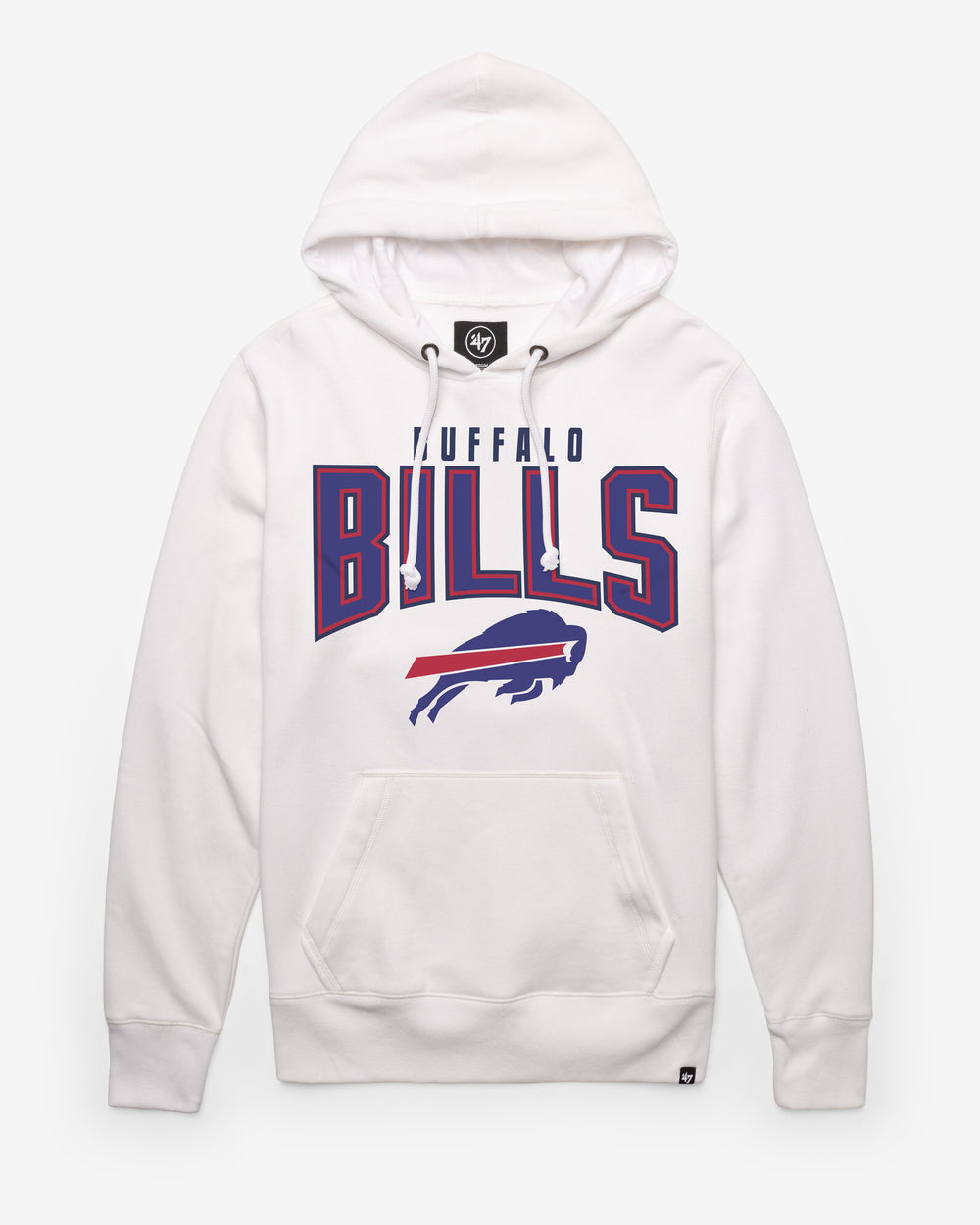 BUFFALO BILLS TEAM ELEMENTS '47 ARCH HEADLINE HOOD WHITE WASH