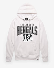 CINCINNATI BENGALS TEAM ELEMENTS '47 ARCH HEADLINE HOOD WHITE WASH