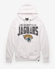 JACKSONVILLE JAGUARS TEAM ELEMENTS ARCH '47 HEADLINE HOOD WHITE WASH