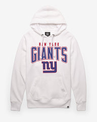 NEW YORK GIANTS TEAM ELEMENTS ARCH '47 HEADLINE HOOD WHITE WASH