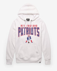 NEW ENGLAND PATRIOTS HISTORIC TEAM ELEMENTS '47 ARCH HEADLINE HOOD WHITE WASH