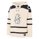 CHICAGO CUBS COOPERSTOWN SUPERIOR '47 LACER HOOD CREAM