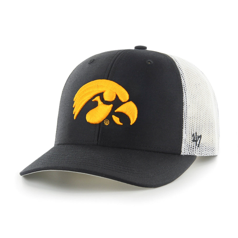 IOWA HAWKEYES '47 TRUCKER BLACK