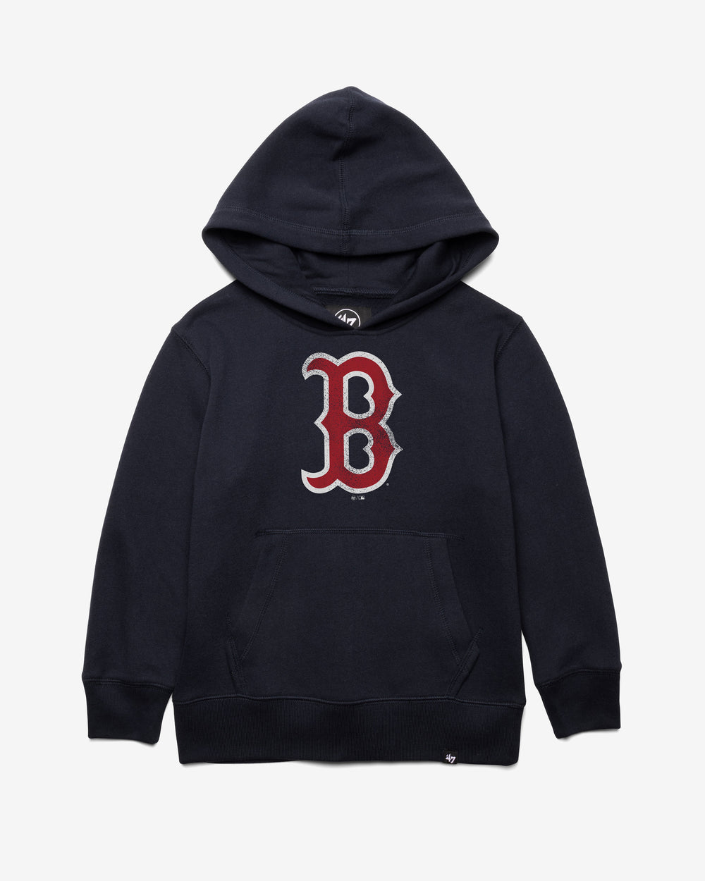BOSTON RED SOX DISTRESSED IMPRINT '47 HEADLNE HOOD KIDS FALL NAVY