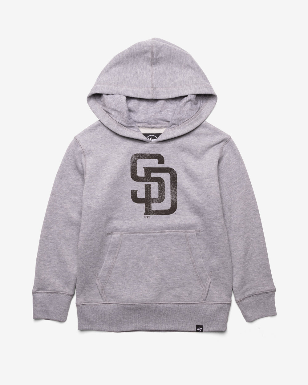 SAN DIEGO PADRES DISTRESSED IMPRINT '47 HEADLNE HOOD KIDS SLATE GREY