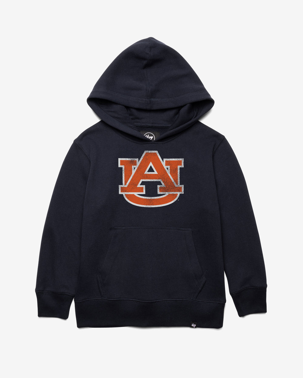 AUBURN TIGERS DISTRESSED IMPRINT '47 HEADLINE HOODS KIDS FALL NAVY