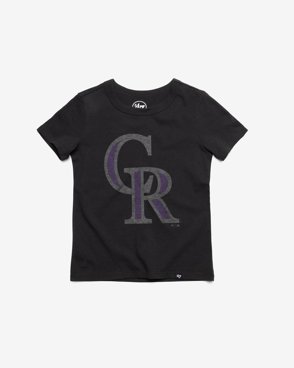 COLORADO ROCKIES PREMIER '47 FRANKLIN TEE KIDS FLINT BLACK