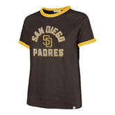 SAN DIEGO PADRES DOUBLE HEADER SWEET HEAT '47 PEYTON TEE WOMENS ESPRESSO