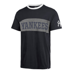 NEW YORK YANKEES COOPERSTOWN DOUBLE HEADER CLOSER '47 PARKER TEE ATLAS BLUE