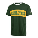 ATHLETICS COOPERSTOWN DOUBLE HEADER CLOSER '47 PARKER TEE ELM GREEN